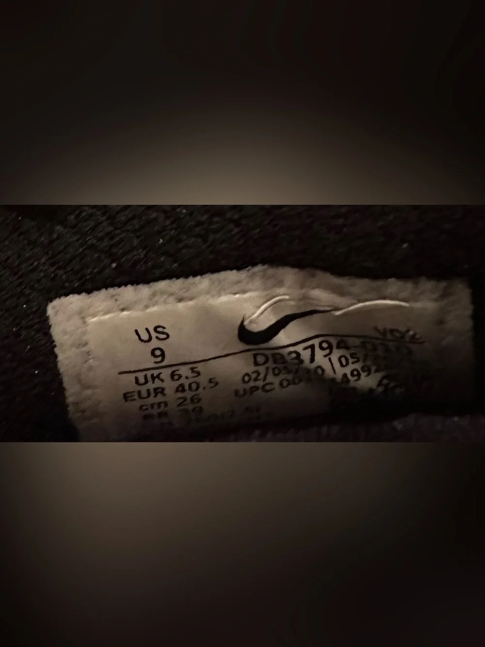 Women’s NIKE METCON 6 Black w/ Silver & White Accents Athletic Shoes (9)